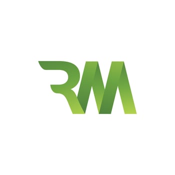 M Letter Logo Template vector
