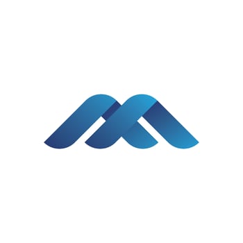 M Letter Logo Template vector