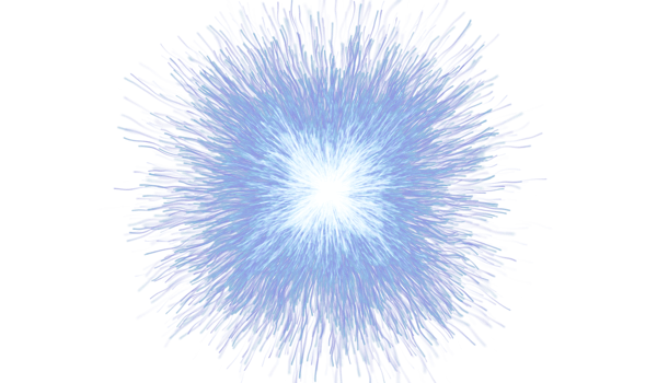 3D abstract digital technology blue light particles png