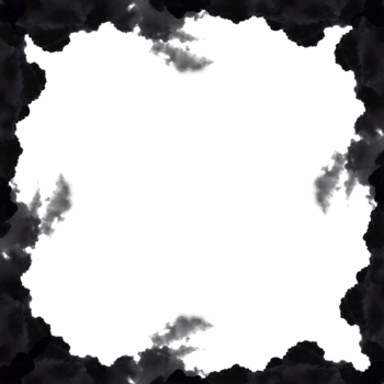 Abstract Black Fog Frame png