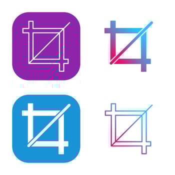 Unique Crop Vector Icon