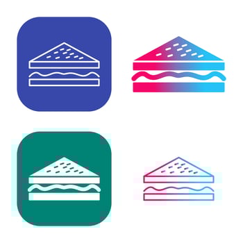Unique Sandwich Vector Icon