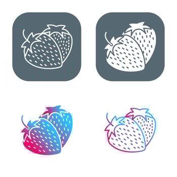 Strawberry Vector Icon