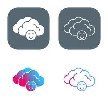 Cloudy Vector Icon