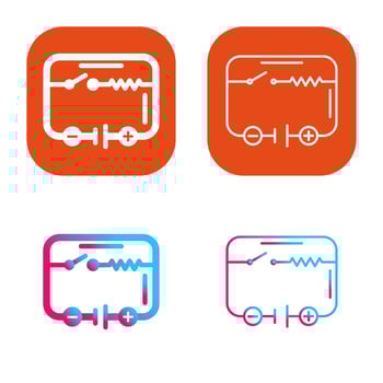 Electrical Circuit Vector Icon
