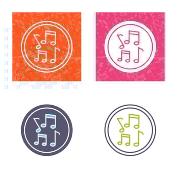 Musical Notes Vector Icon