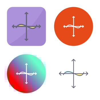 Unique Graph Vector Icon