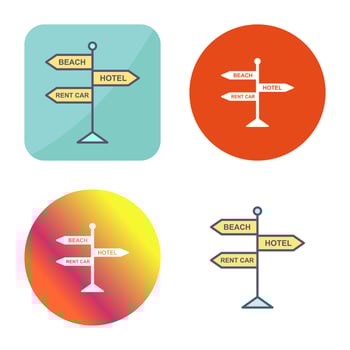 Signboard Vector Icon