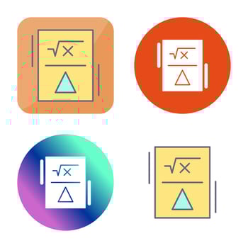 Formula Vector Icon