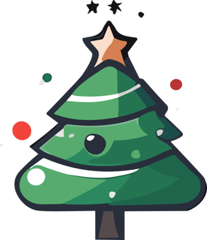 Christmas Element AI Generative png