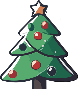 Christmas Element AI Generative png