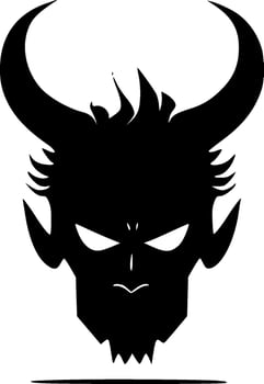 Beast - Black and White Isolated Icon - Vector illustration