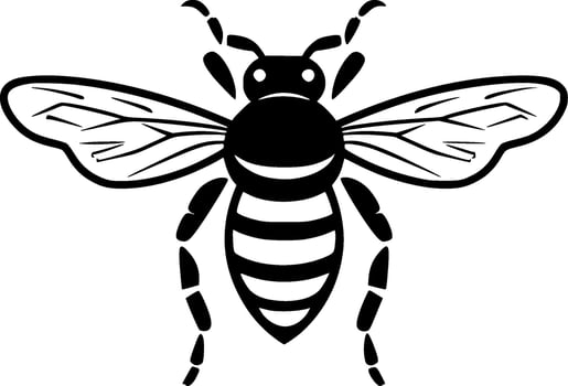 Bee - High Quality Vector Logo - Vector illustration ideal for T-shirt graphic
