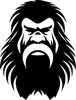 Bigfoot - Minimalist and Flat Logo - Vector illustration