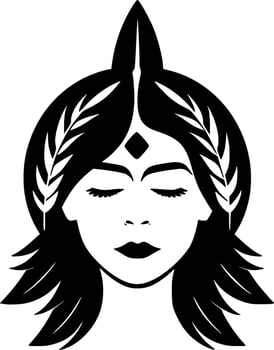 Boho - Minimalist and Flat Logo - Vector illustration