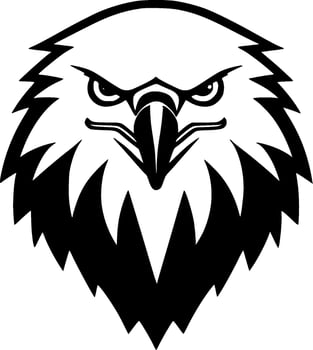 Eagle - Minimalist and Flat Logo - Vector illustration