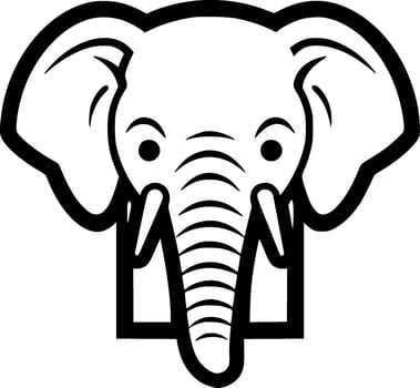 Elephant - High Quality Vector Logo - Vector illustration ideal for T-shirt graphic