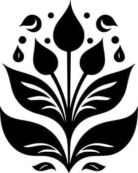 Flower - High Quality Vector Logo - Vector illustration ideal for T-shirt graphic