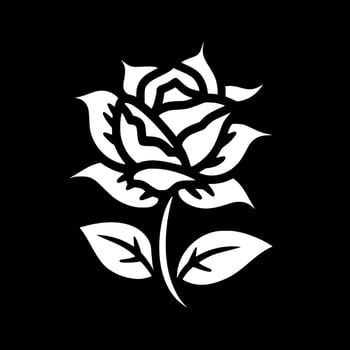 Flower - Minimalist and Flat Logo - Vector illustration