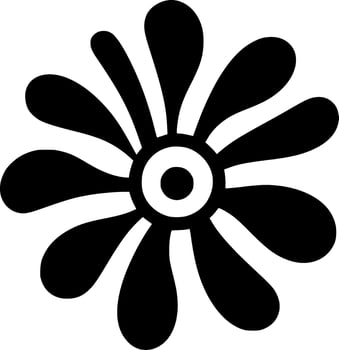Flower - High Quality Vector Logo - Vector illustration ideal for T-shirt graphic