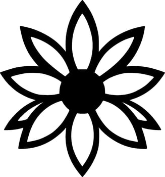 Flower - High Quality Vector Logo - Vector illustration ideal for T-shirt graphic