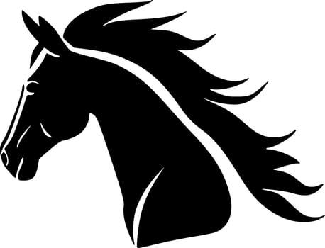 Horse - High Quality Vector Logo - Vector illustration ideal for T-shirt graphic