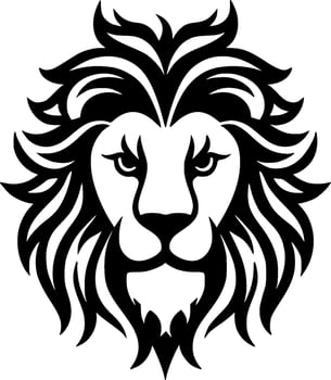 Lion - Minimalist and Flat Logo - Vector illustration