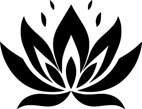 Lotus Flower - High Quality Vector Logo - Vector illustration ideal for T-shirt graphic