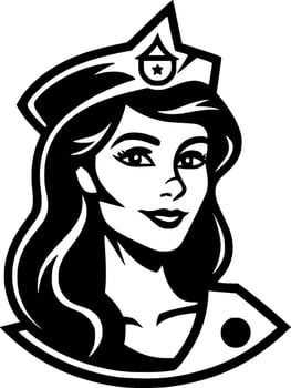 Nurse - High Quality Vector Logo - Vector illustration ideal for T-shirt graphic