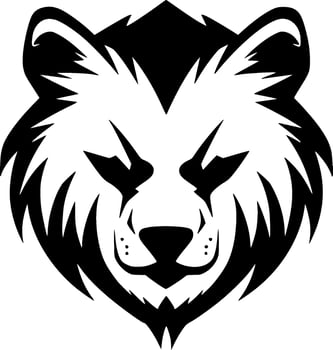 Panda - Minimalist and Flat Logo - Vector illustration