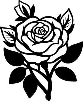 Roses - High Quality Vector Logo - Vector illustration ideal for T-shirt graphic