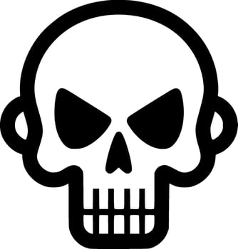 Skull - High Quality Vector Logo - Vector illustration ideal for T-shirt graphic