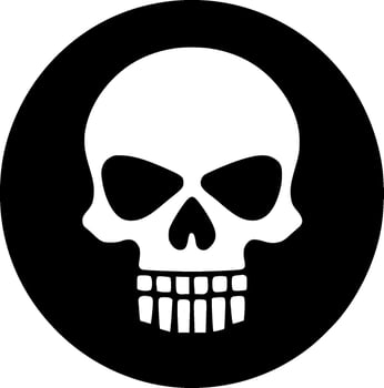Skull - High Quality Vector Logo - Vector illustration ideal for T-shirt graphic
