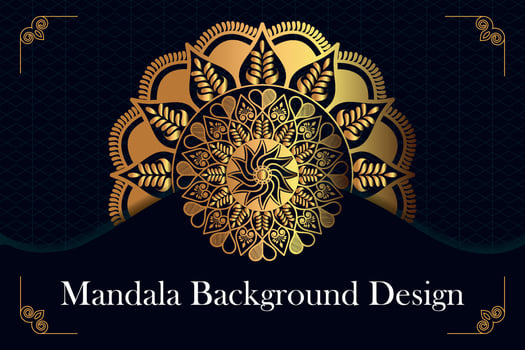 Creative, Modern, Abstract and Professional Coloring Luxury Ornamental Mandala Background Design or Pattern Design Vector