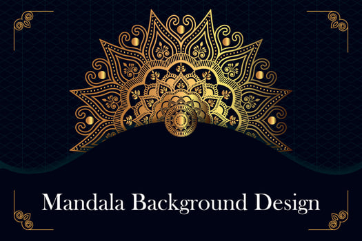 Creative, Modern, Abstract and Professional Coloring Luxury Ornamental Mandala Background Design or Pattern Design Vector
