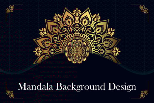 Creative, Modern, Abstract and Professional Coloring Luxury Ornamental Mandala Background Design or Pattern Design Vector