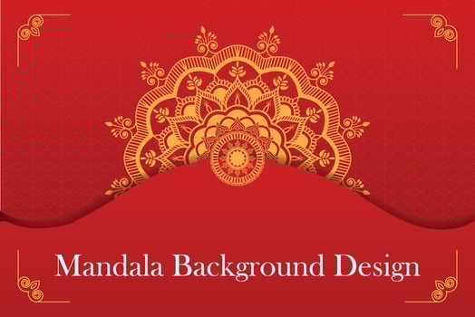 Creative, Modern, Abstract and Professional Coloring Luxury Ornamental Mandala Background Design or Pattern Design Vector