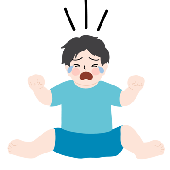 kid cartoon crying png