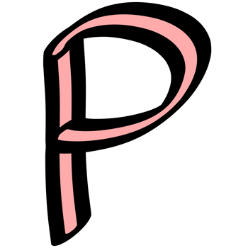 handwritten pink english letters png