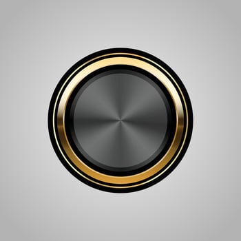 Luxury golden black badges and labels. Retro vintage circle badge design vector