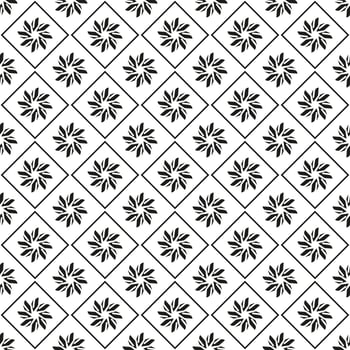 Botanical flower pattern. Seamless nature vector