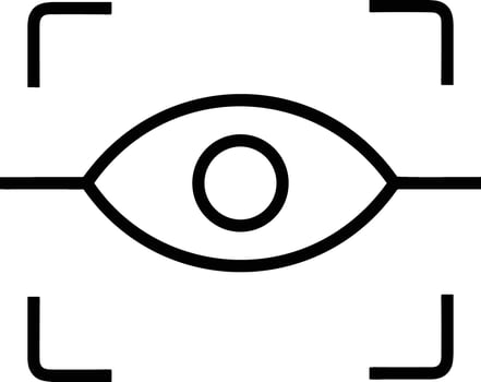 Artificial Intelligence icon symbol vector image. Illustration of the brain robot learning human smart algorithm design image.