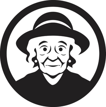 Vectorized Senior Women Portraits Elderly Elegance Old Women in Vector
