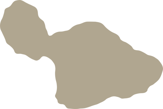 doodle freehand drawing of maui island map. png