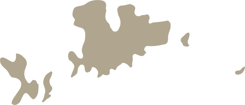 doodle freehand drawing of mykonos island map. png
