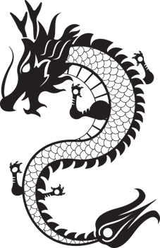 The Chinese dragon image for celebration or religious concept. png