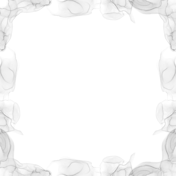 Abstract Black Ink Frame png