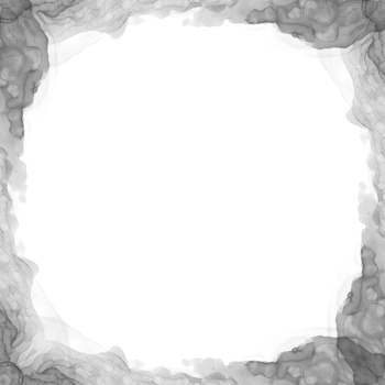 Abstract Black Ink Frame png