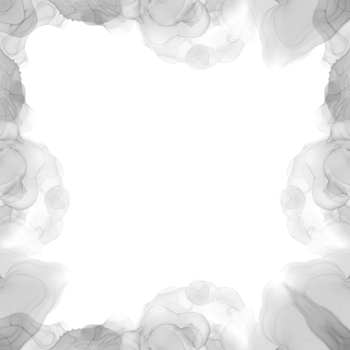 Abstract Black Ink Frame png