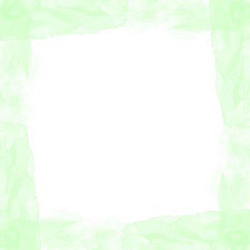 Abstract Green Ink Frame png